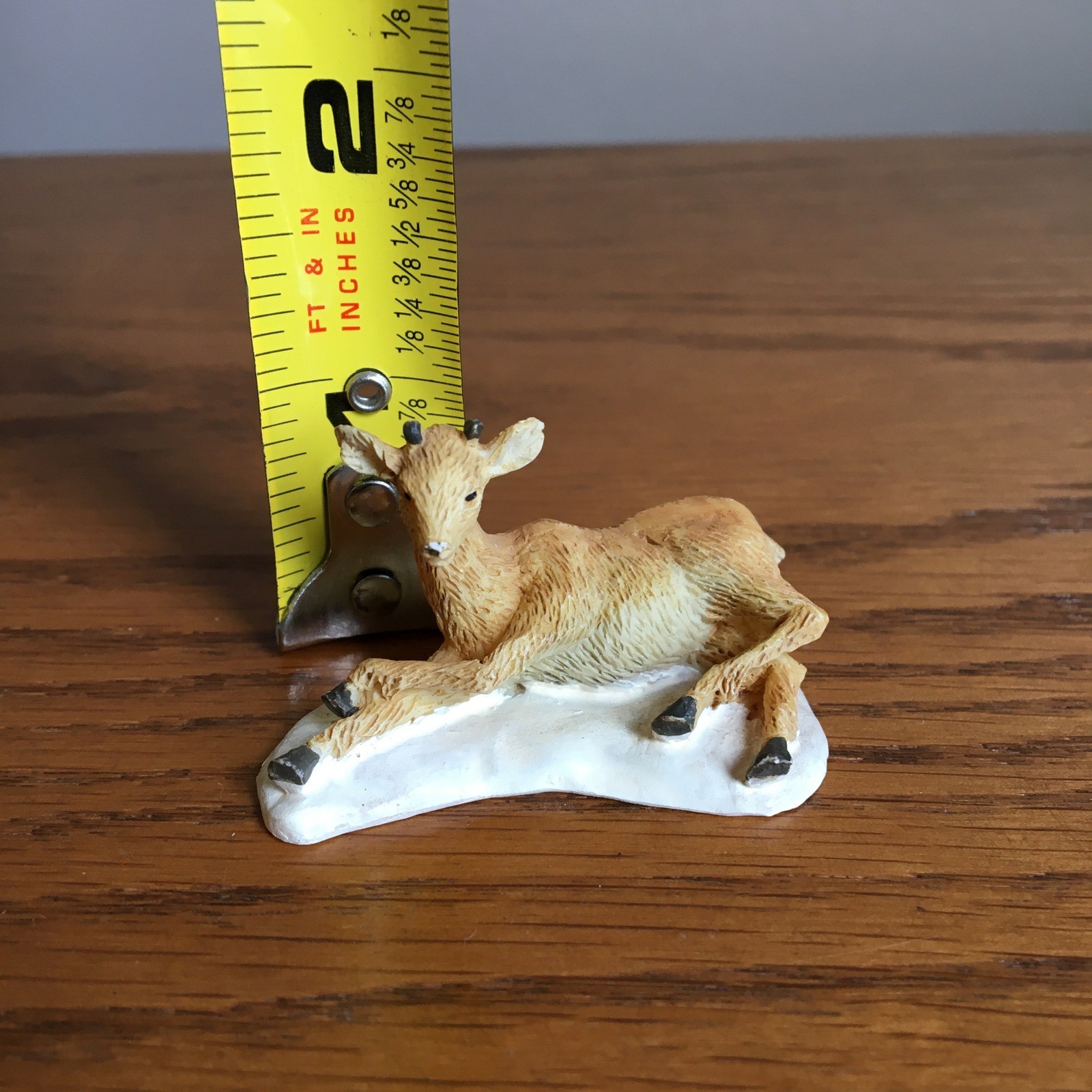 Lemax Deer Figurine Miniature Village Accessory Replacement Tan Resting Buck