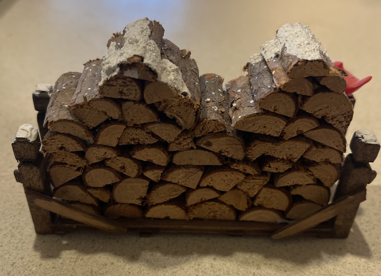 Department 56 Village Accessory Woodpile Firewood Logs Rack Of Wood