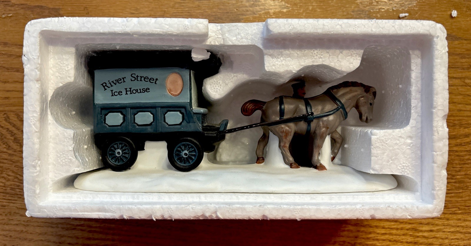 Dept 56 Heritage Village Accessory “River Street Ice House Cart” #5959-5 Boxed