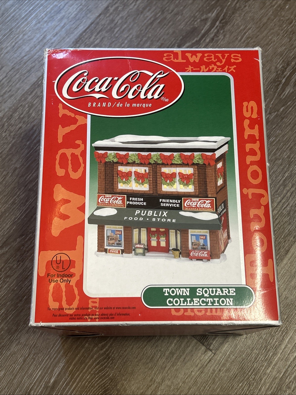 Coca-Cola Town Square Collection Publix Food Store Vintage Rare Christmas
