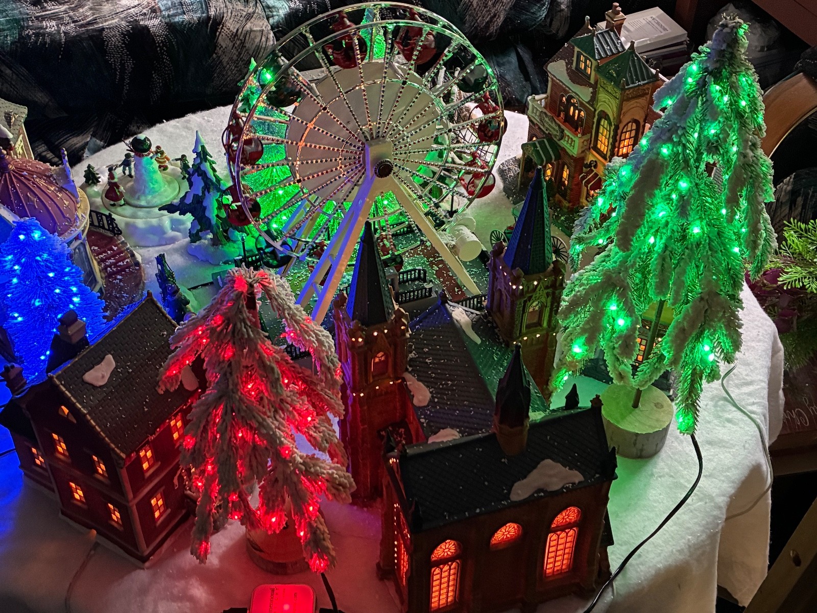 CHRISTMAS VILLAGE OWN CREATED IT