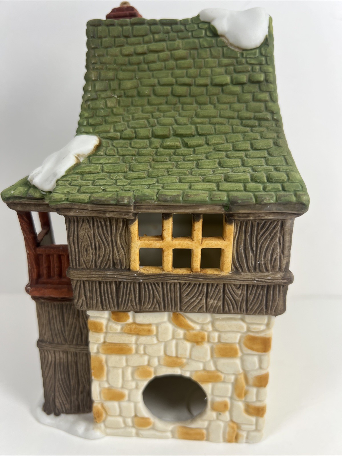 Dept 56 Dickens Village “Smithy and Bean” Blacksmith Bldg ’84 Vintage-No Light