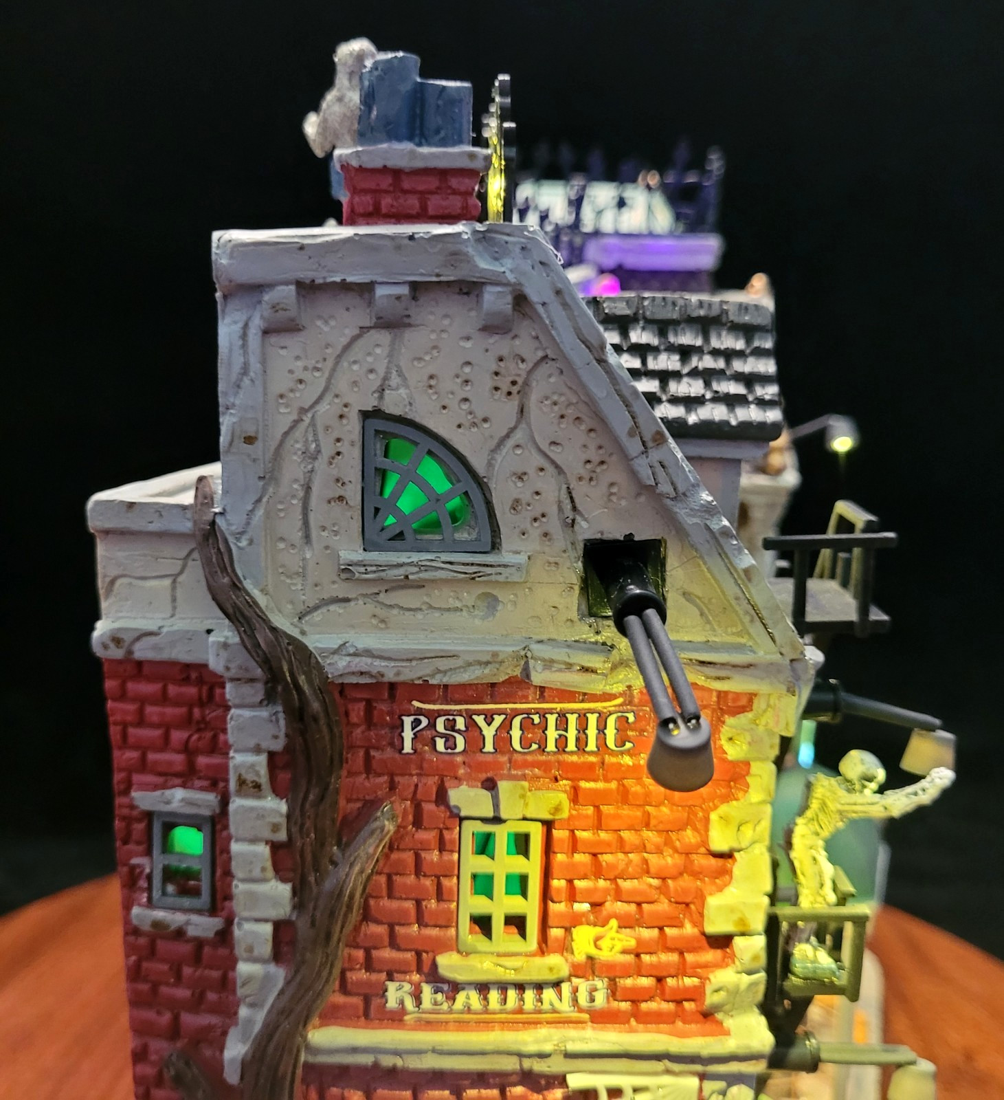 Lemax Spooky Town “Monsters on Main Street” Lighted Facade LED Lighting w/Box