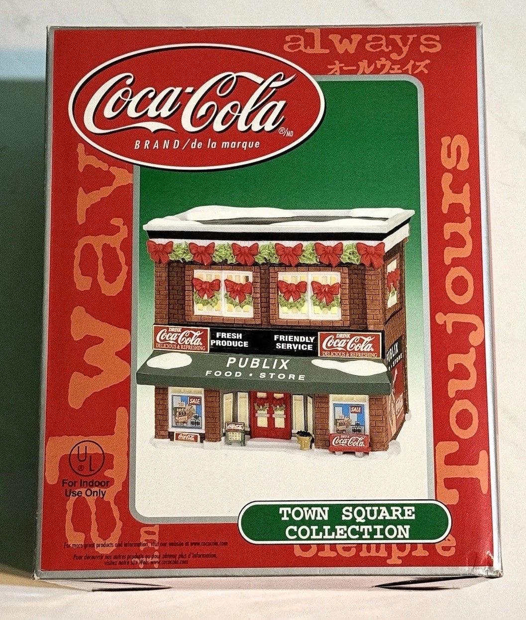 Coca-Cola Town Square Collection Publix Food Store Vintage Rare Christmas