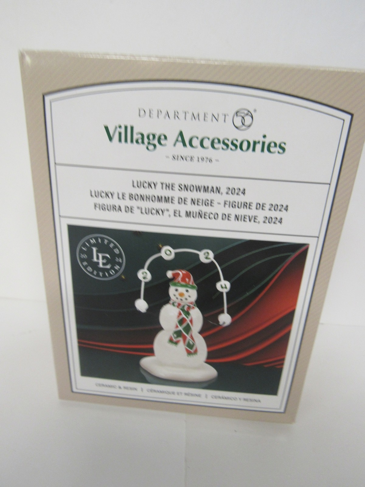 Dept 56 Village Accessories Lucky The Snowman 2024 #6014558 New