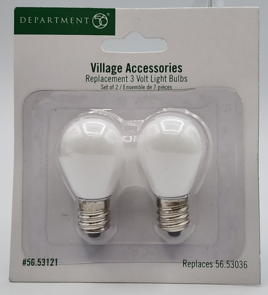 Dept 56 Village Replacement 3 Volt Light Bulbs 56.53036 UNOPENED READ