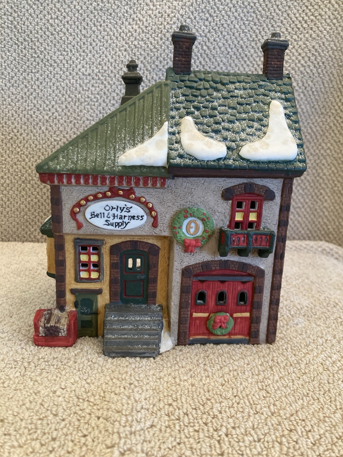 Dept 56 North Pole Series Retired Orly’s Bells &Harness supply 1991/unboxed A22