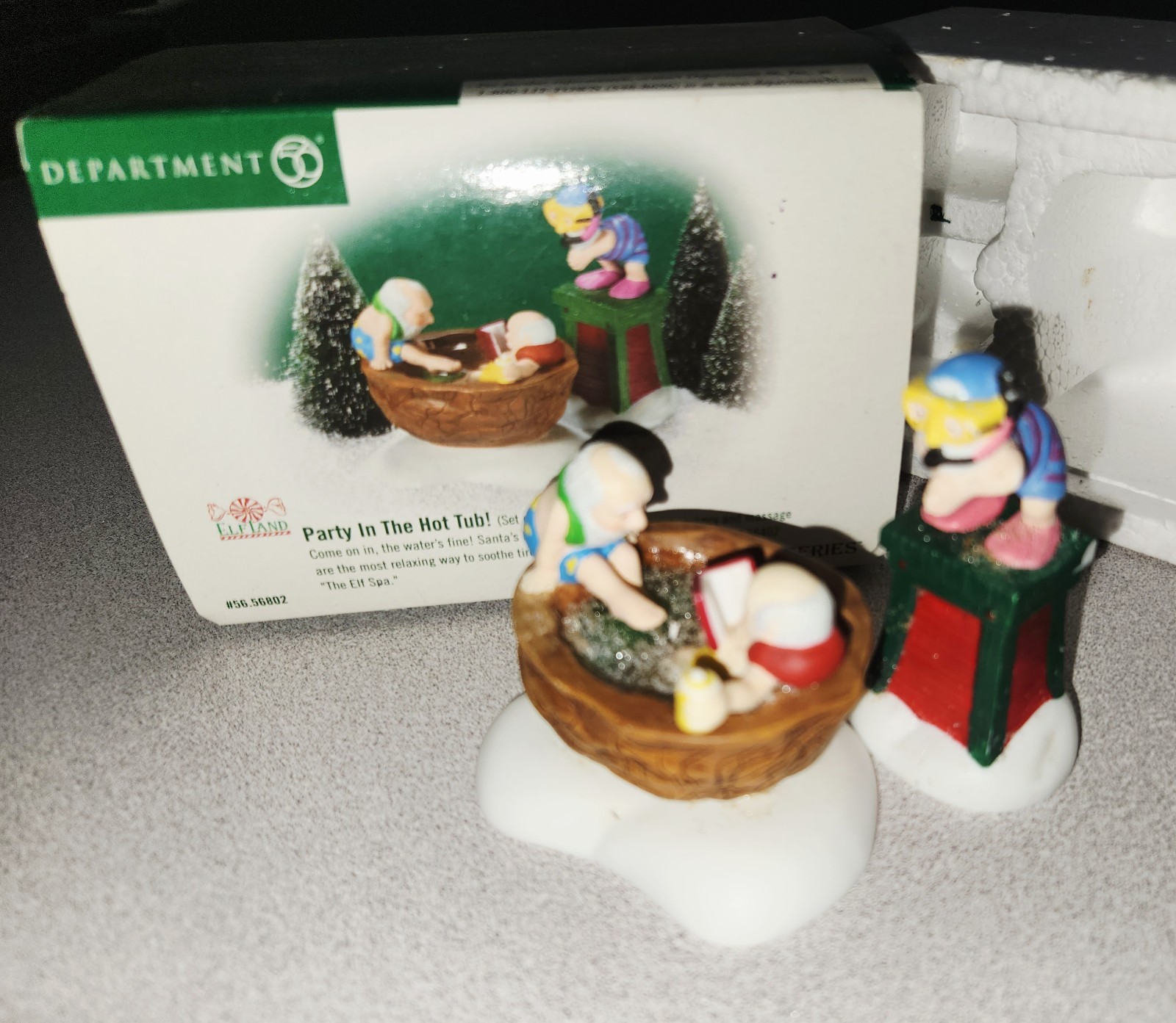 Department 56 North Pole Party In The Hot Tub Accessory