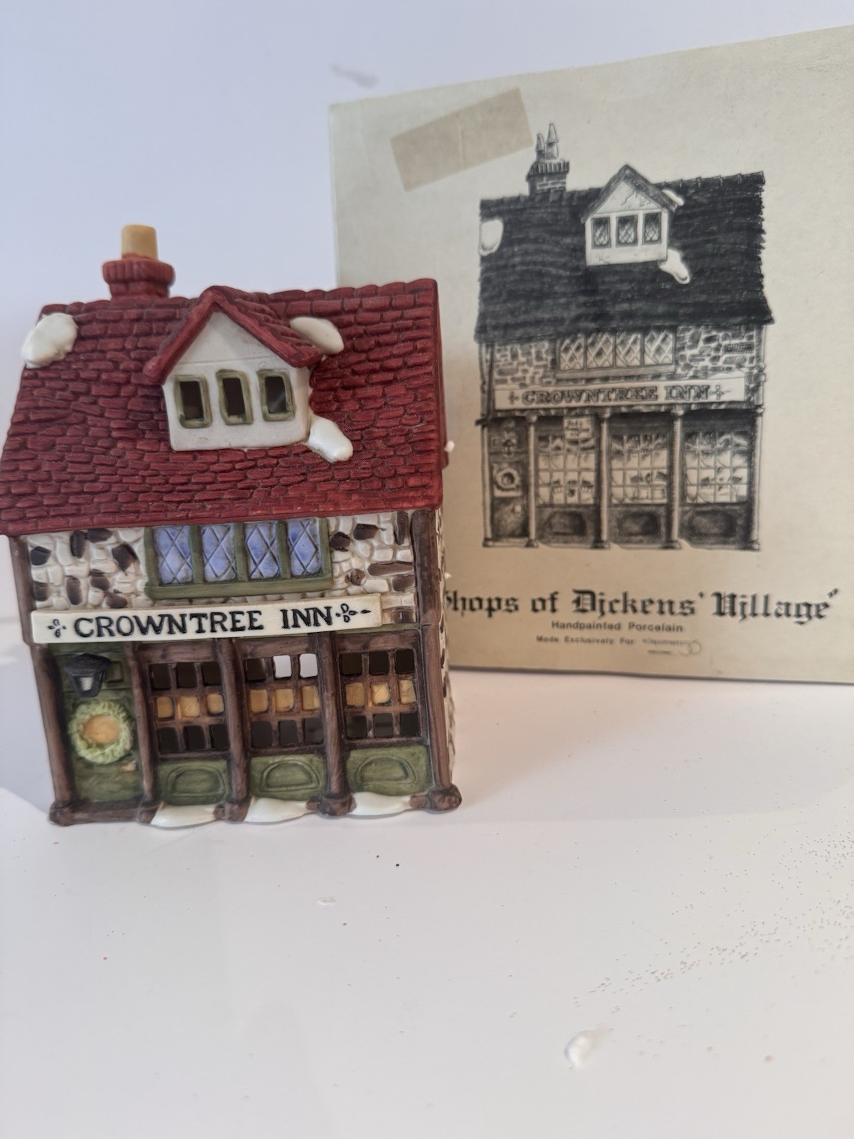 Dept 56 Dickens Village – Crowntree Inn 1984 Retired EUC unboxed