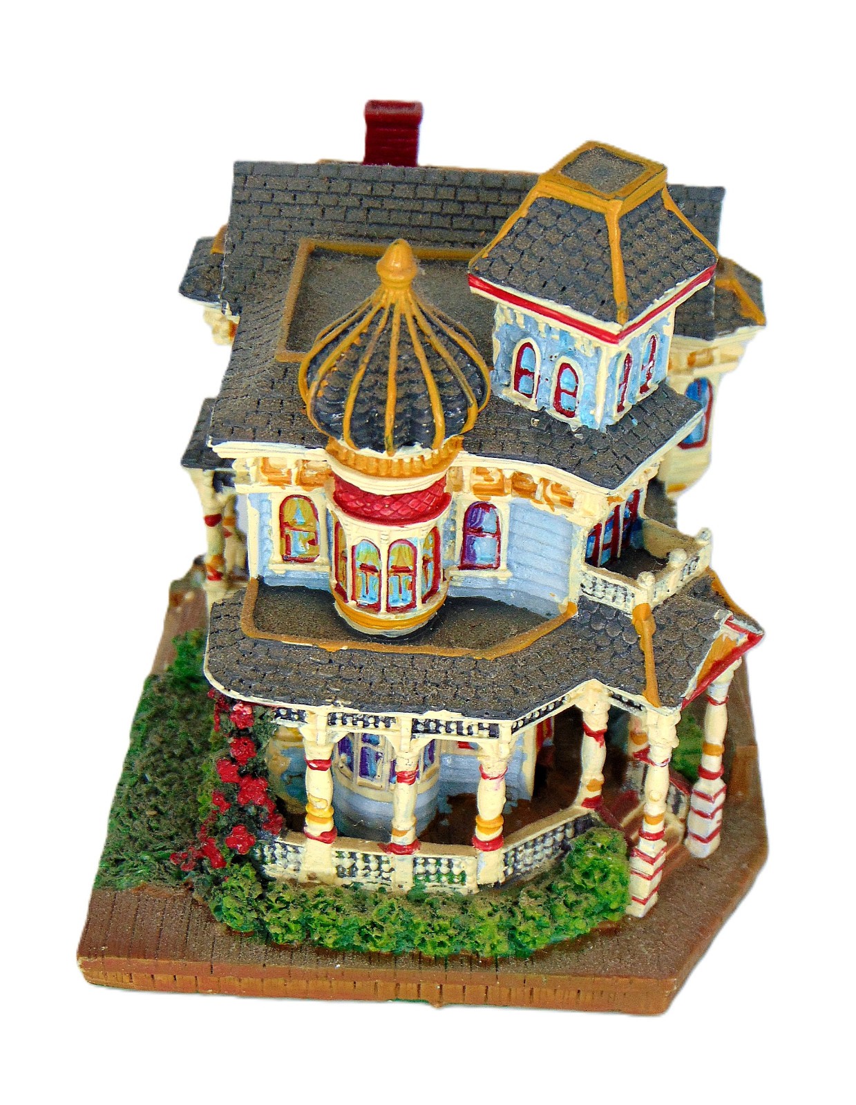 AMERICANA COLLECTION MOUNTAIN NUGGET GAMBLING OF LIBERTY FALLS CERAMIC HOUSE