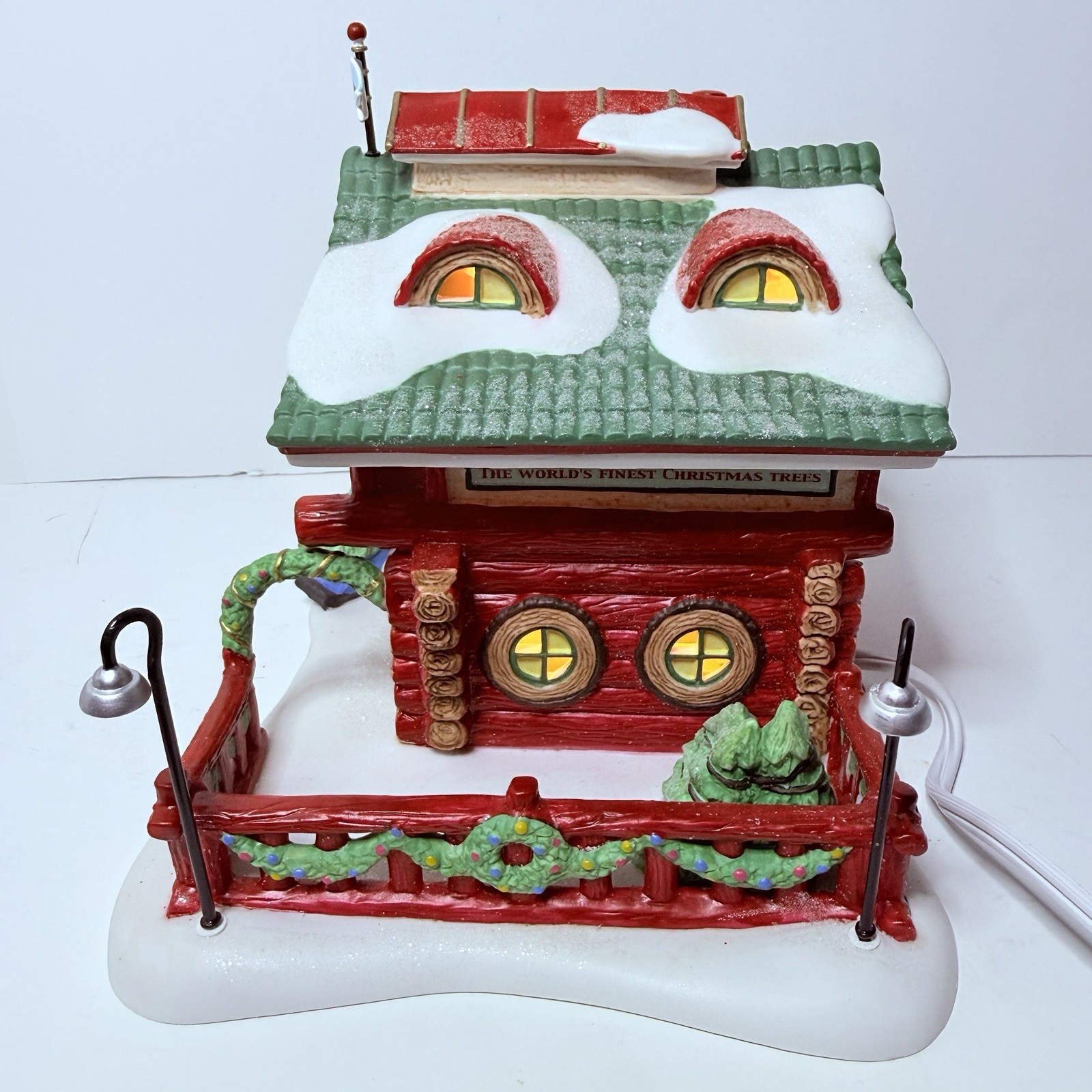 🚨 Department 56 “Needles Tree Farm” 56783 North Pole Series Christmas Building