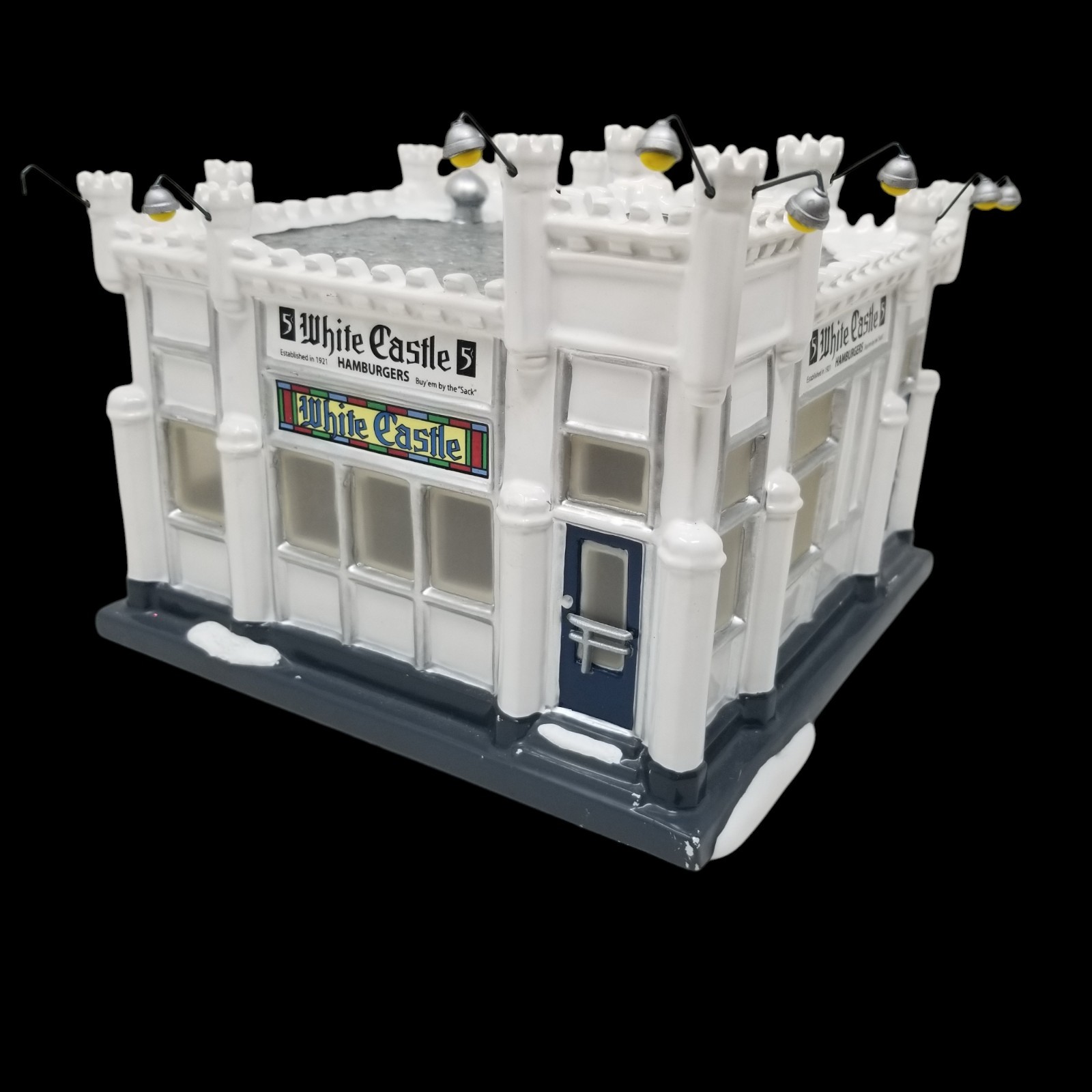 Department 56 The Original Snow Village White Castle 805508 Christmas WORKS Y2K