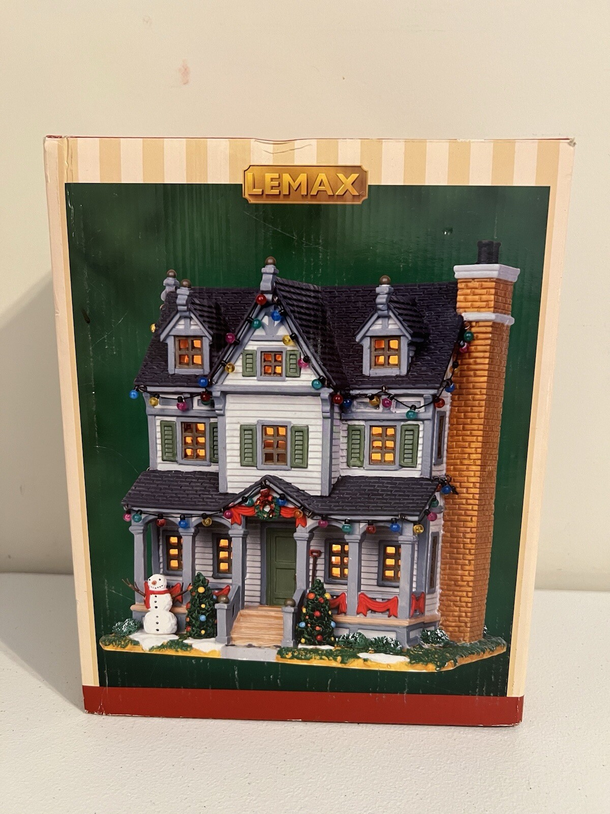 Lemax Christmas Holiday Village Davis Residence 25351 House Snowman 2012 New
