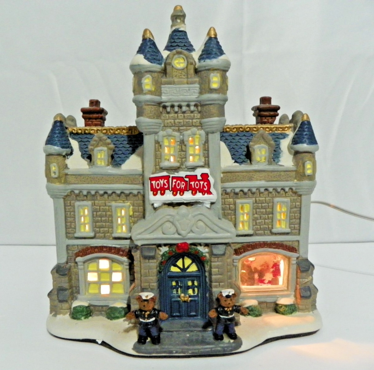 Holiday Time 2021 Toys For Tots Christmas Village Victorian House