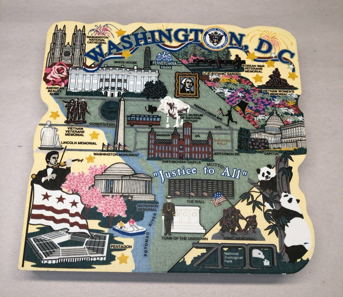 Cat’s Meow Village MAP Washington DC District of Columbia Tourist Attractions
