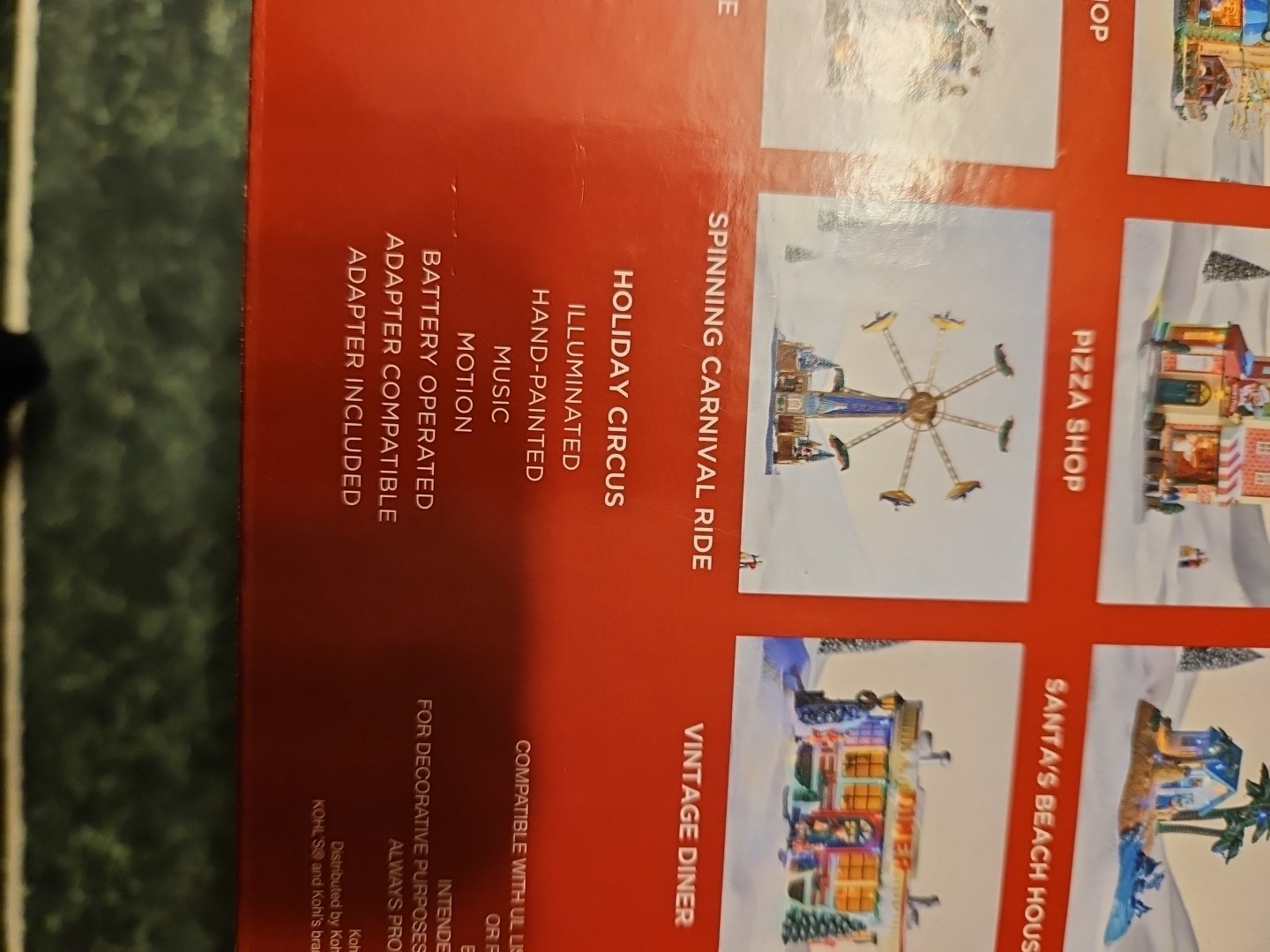 St. Nicholas Square LED Musical Holiday Circus NEW IN BOX MUSIC MOTION