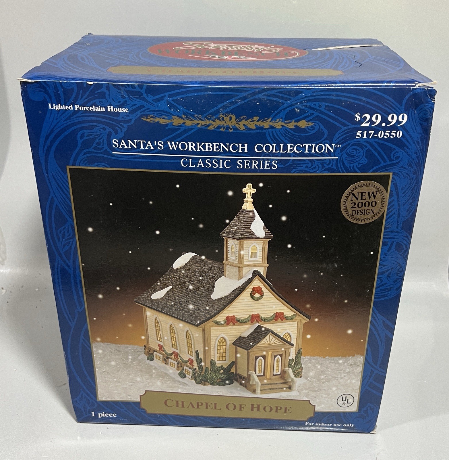 2000 Santa’s Workbench Collection Classic Series Chapel Of Hope