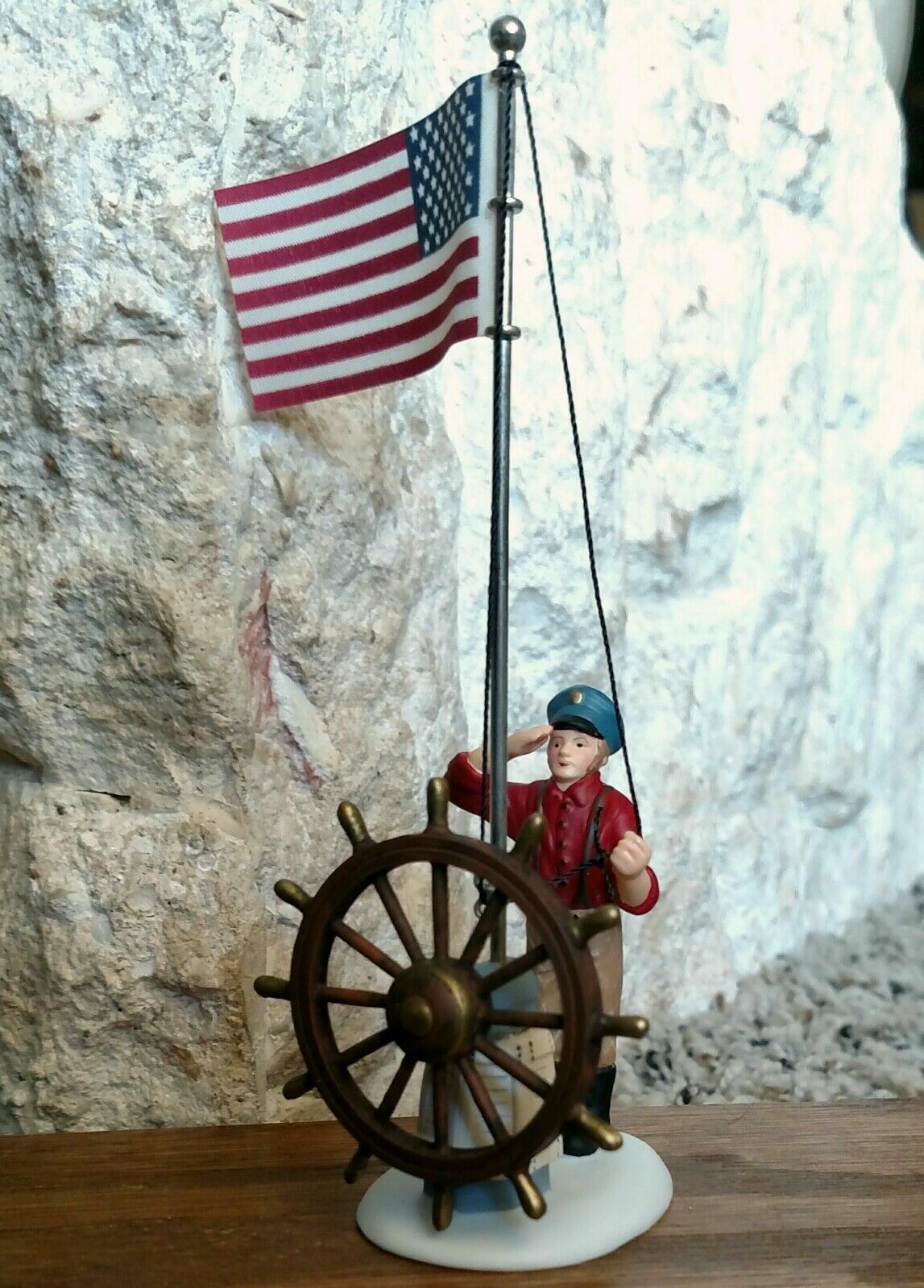 New England Raising The Flag #56687 Department 56 – BUYER GUARANTEE
