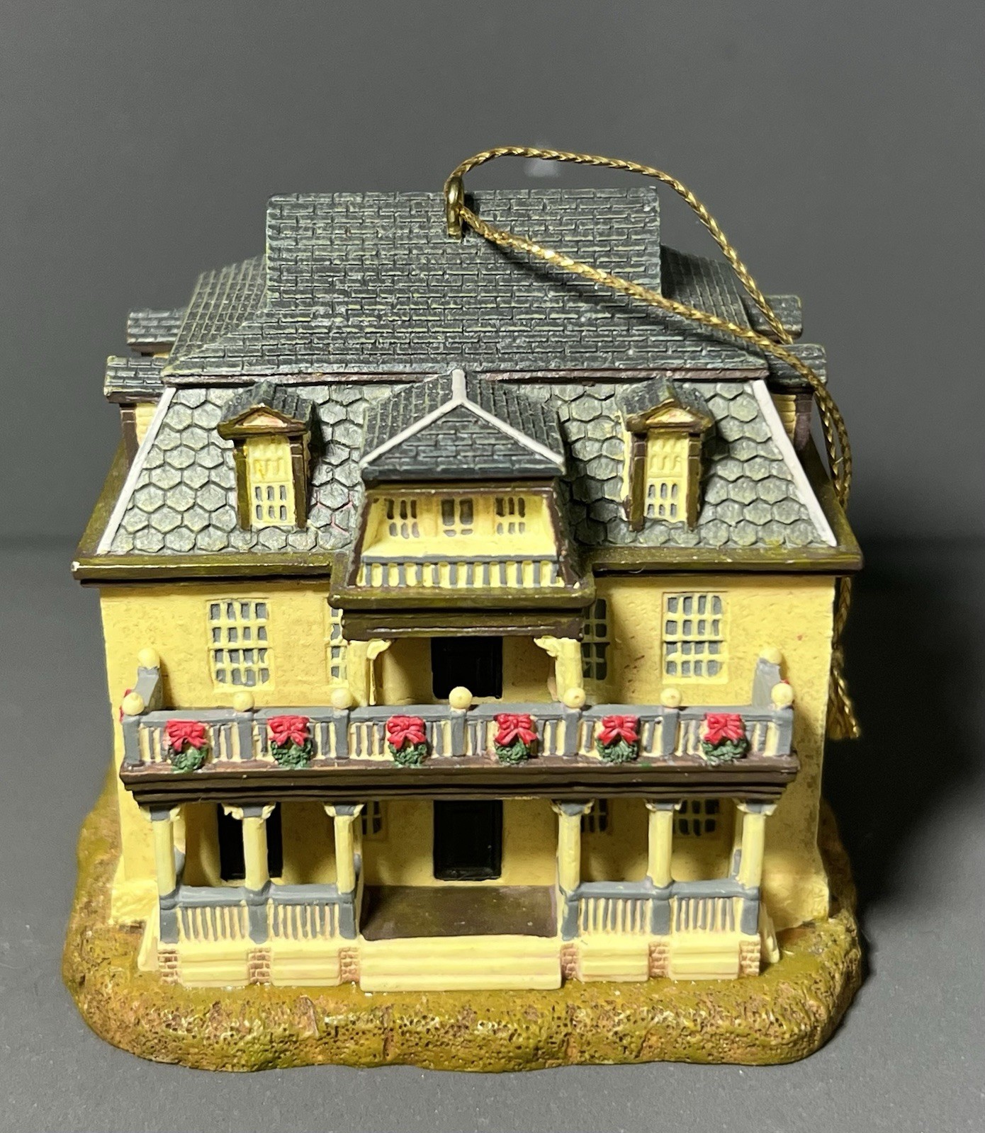 Historic Olde Worthington Inn Resin Ornament Christmas Village