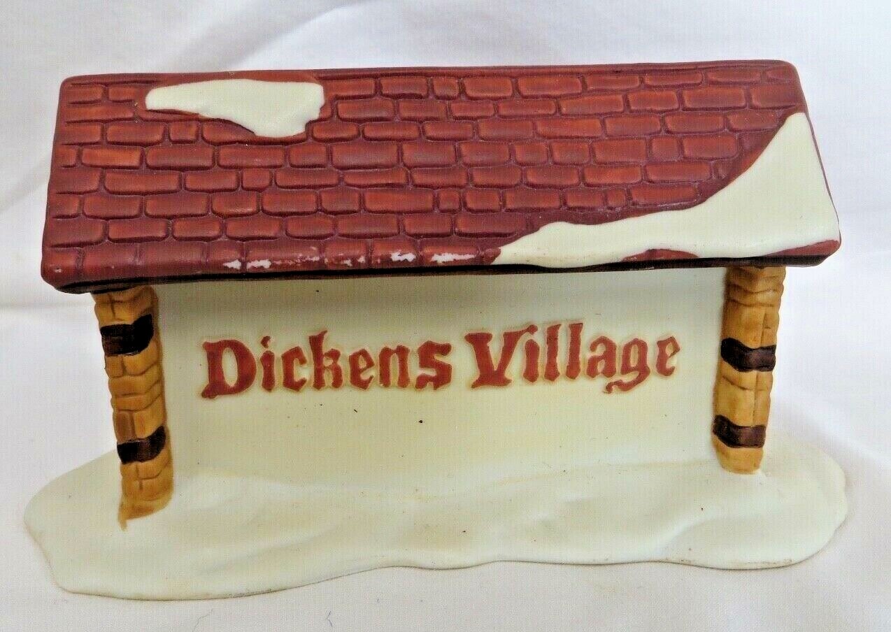 Dept. 56 Heritage Dickens Village – Dickens Village Sign
