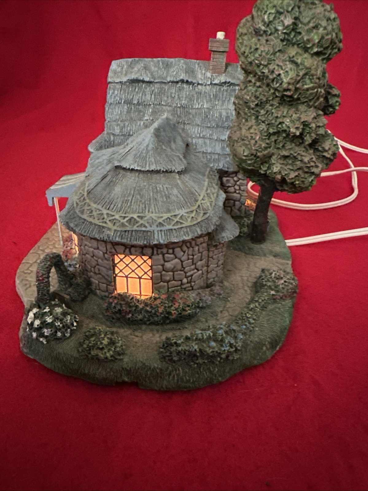 Thomas Kinkade Falbrooke Florist Lamplight Village Collection EUC Light Works!