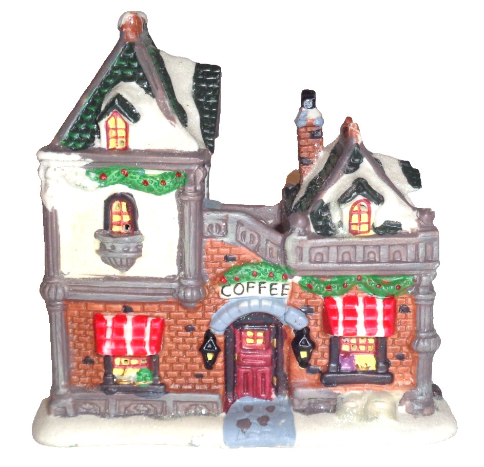 Windham Heights 2005 Coffee Shop Christmas Village Miniature Building (S12)