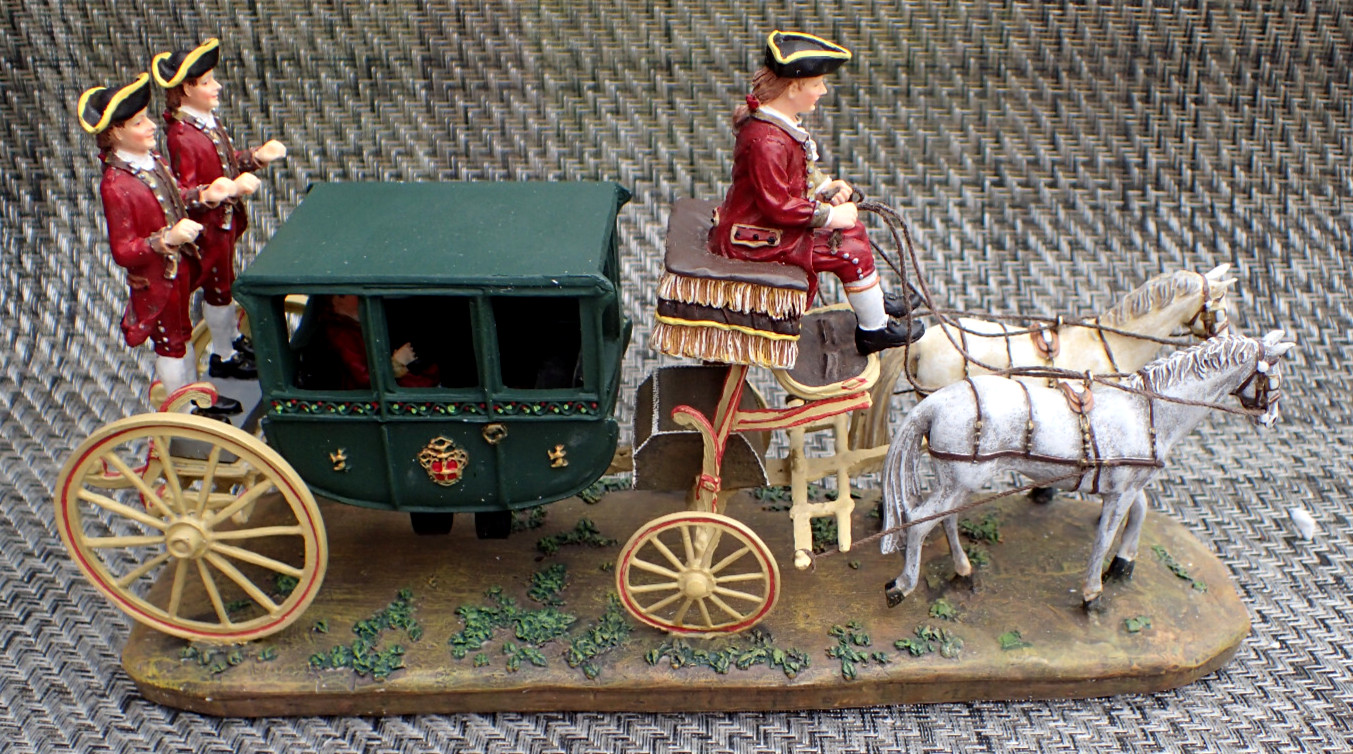 DEFECTIVE RANDOLPH CARRIAGE COLONIAL WILLIAMSBURG VILLAGE COLLECTION IN G3D