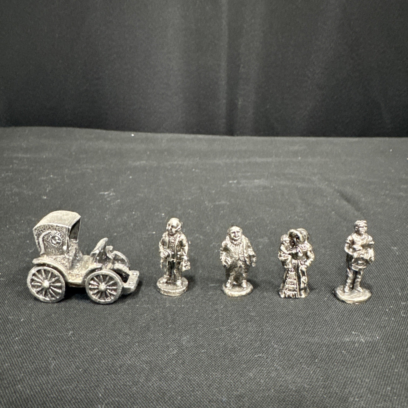 Liberty Falls AH47 Americana Pewter Collection 5Pc Set w/Box Dr.Stevens Carriage