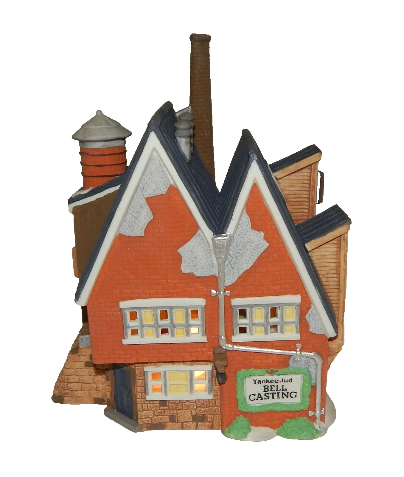 Dept 56 New England Christmas Village Yankee Jud Bell Casting Shop 5643-0 w/ Box