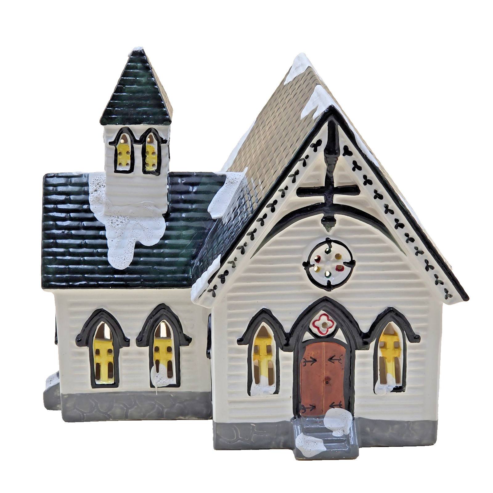 Dept. 56 CHURCH of the Open Door Original Snow Village Lighted 5048-2 VTG 1986