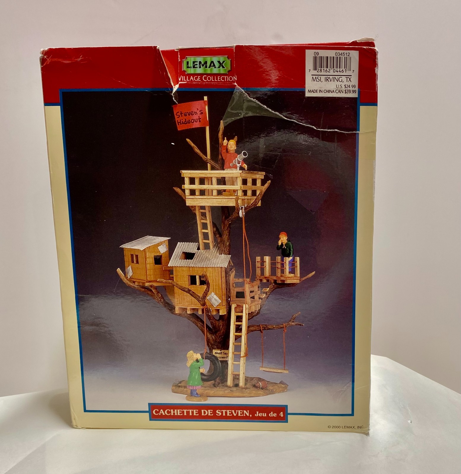 Lemax Village Collection Steven’s Hideout Treehouse 2000