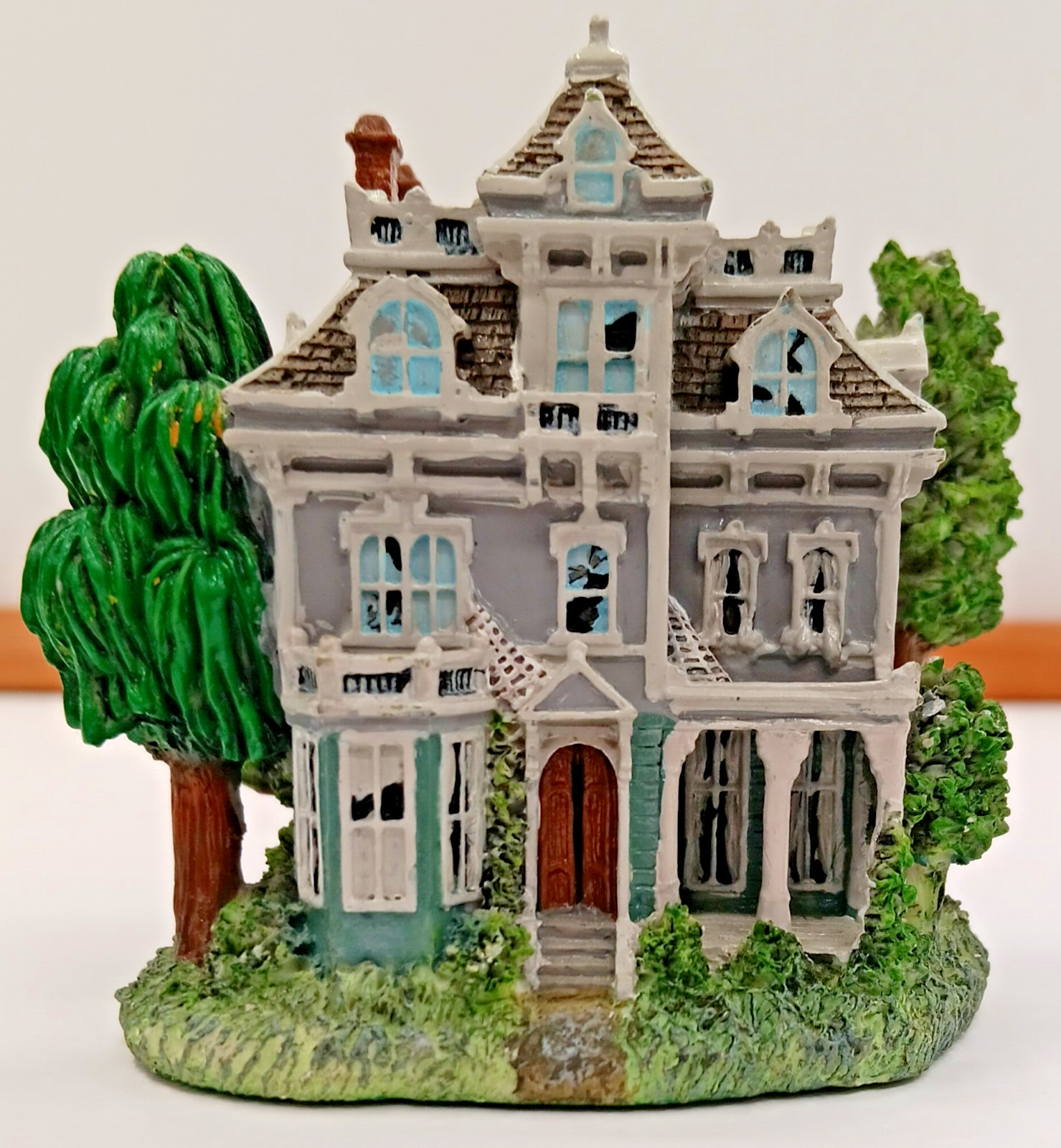 Liberty Falls Village HAUNTED HOUSE AH227 2001 Miniature Bldg. Halloween NO BOX