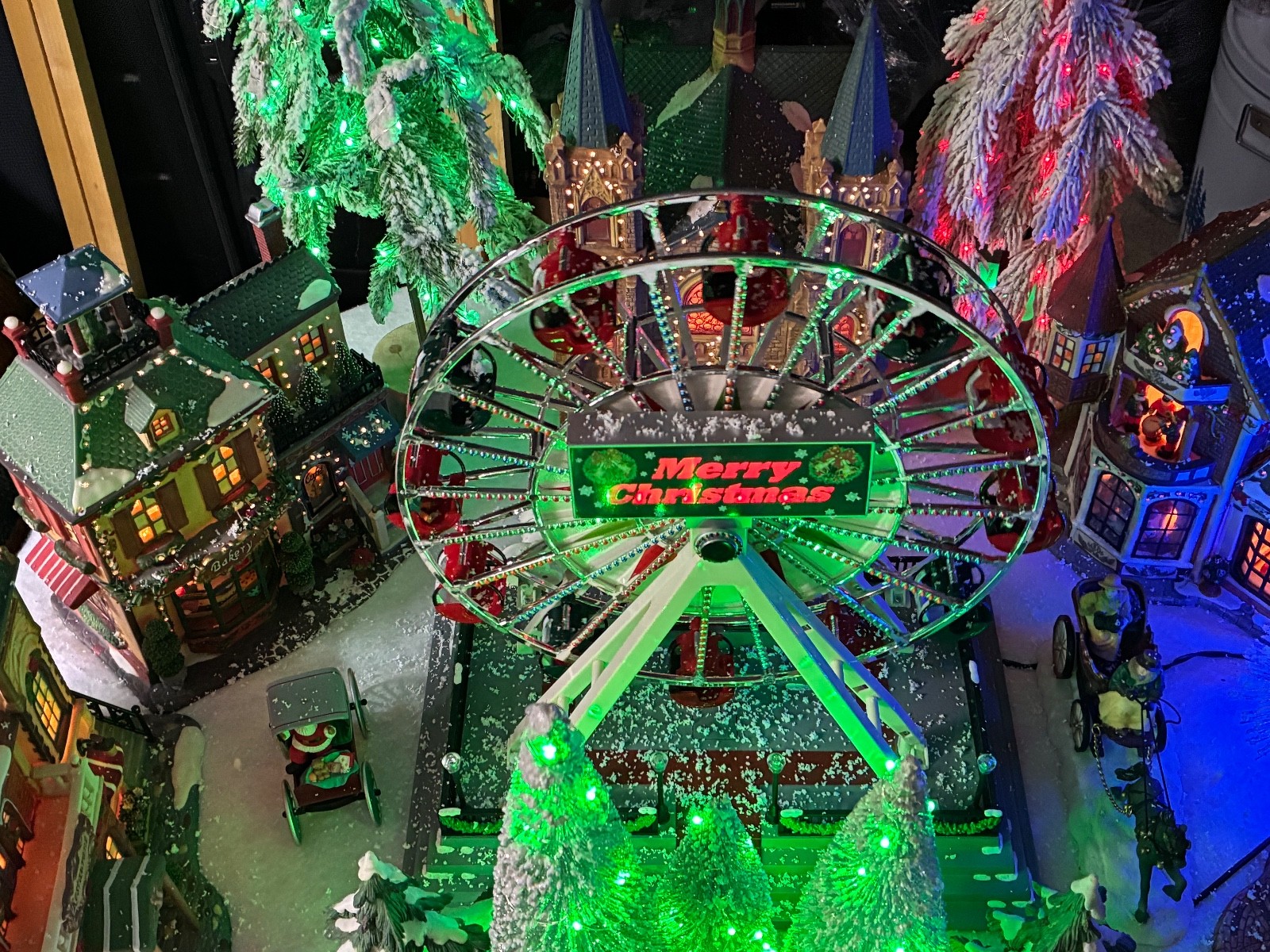 CHRISTMAS VILLAGE OWN CREATED IT