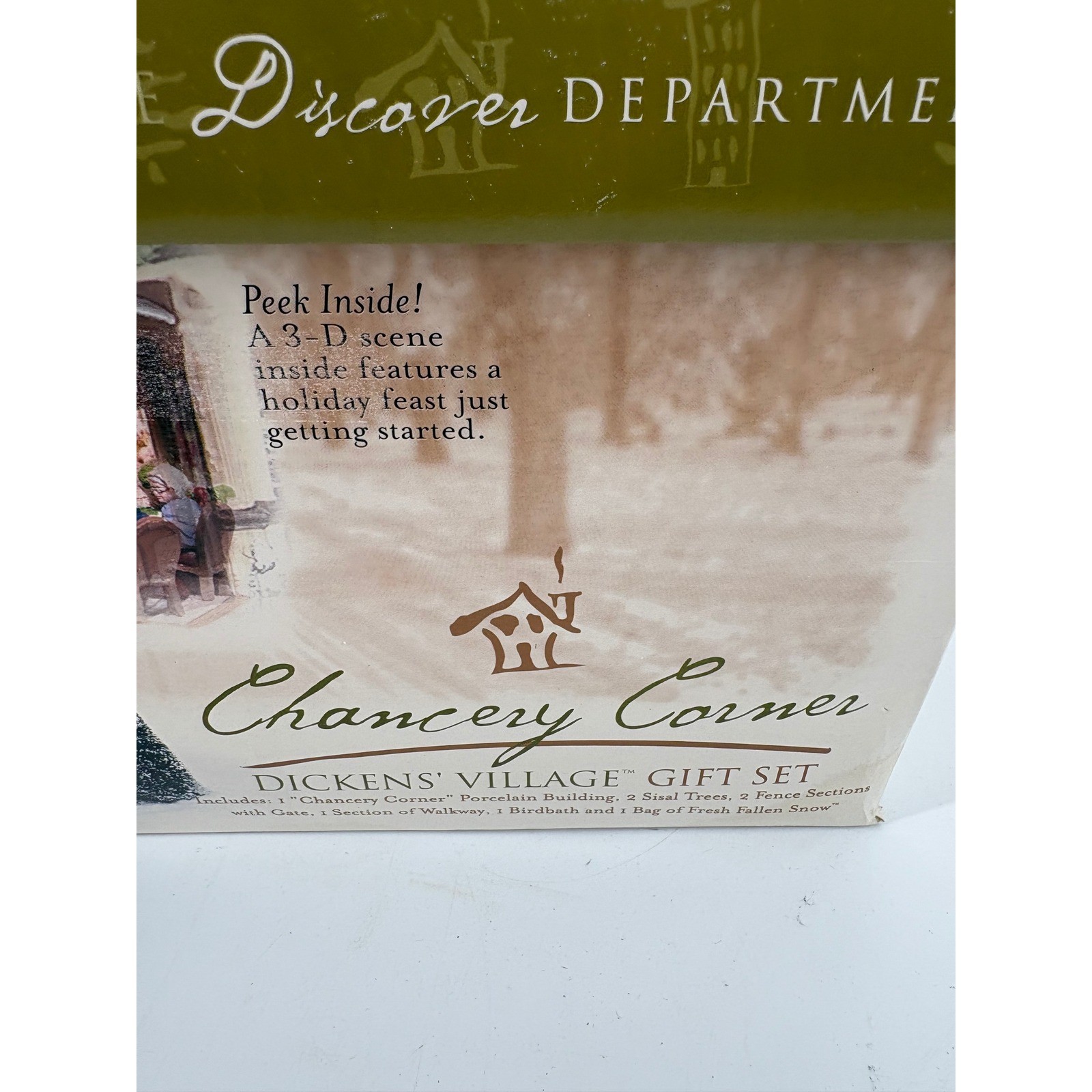 Department 56 Dickens Village Chancery Corner Gift Multicolor Porcelain House