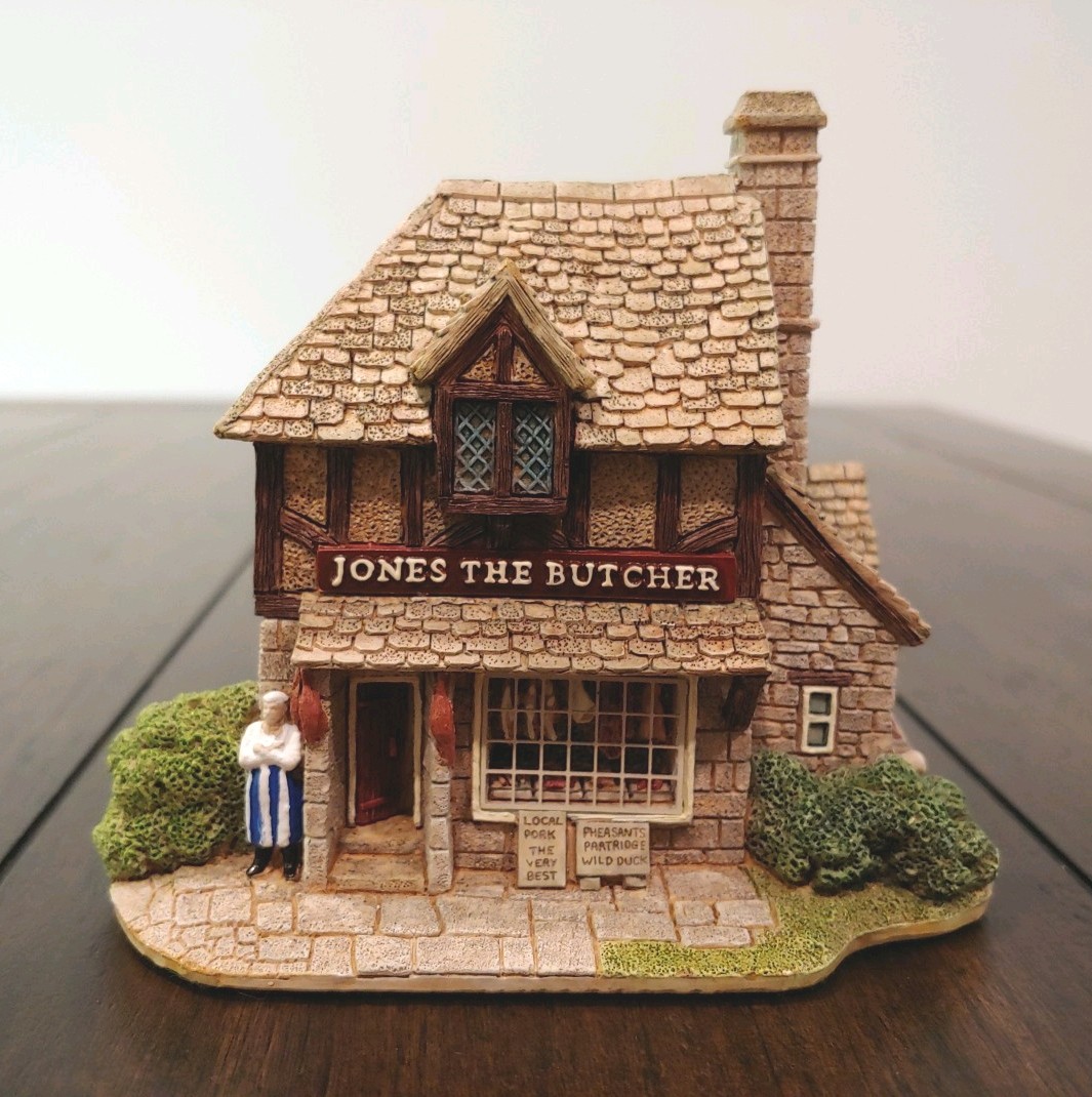 Lilliput Lane Jones The Butcher Village Shop with Box No Deeds Exc. C. As-Is
