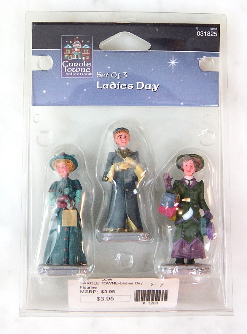 CAROLE TOWNE LEMAX LADIES DAY SCARCE – CHRISTMAS 2006 COLLECTION- #62345