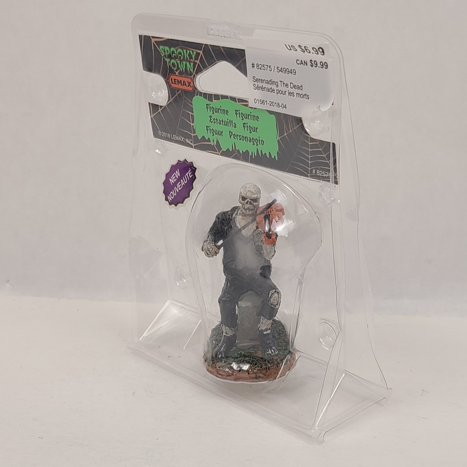 Lemax Spooky Town Serenading The Dead Violin Figurine 82575 Halloween Decor 2018