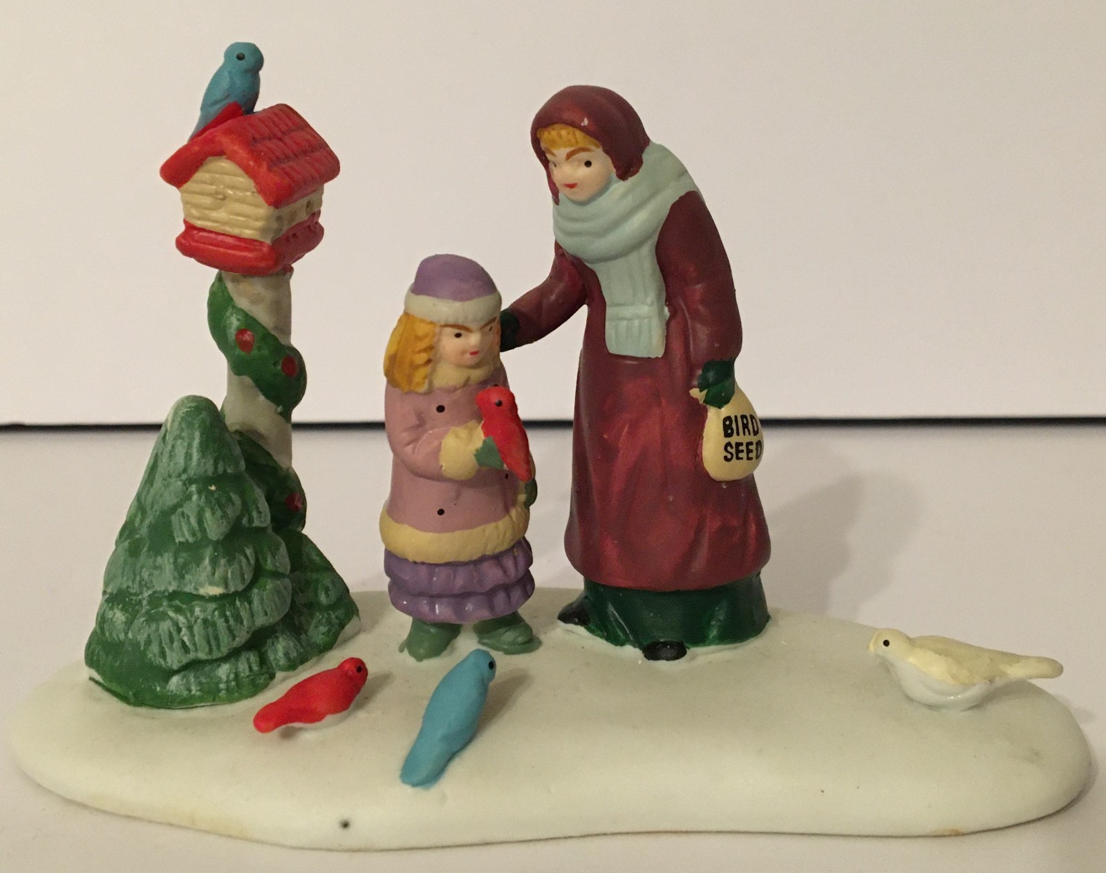 Lemax 1997 Village Collection Porcelain Figurine “A Winter Breakfast” in Box