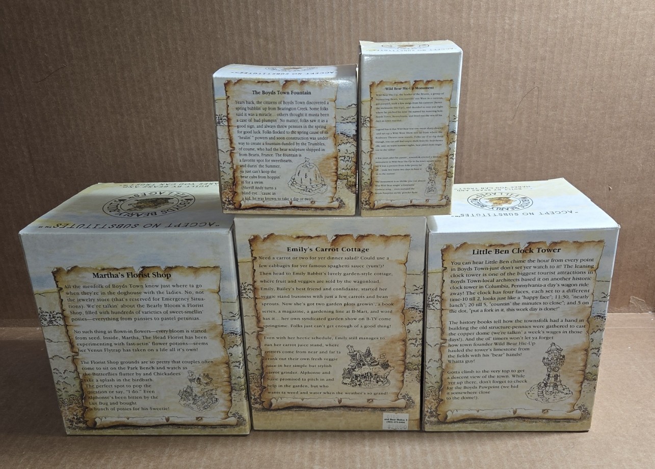 Boyds Bearly-Built Villages “Boyds Town” Assorted. YOU Choose