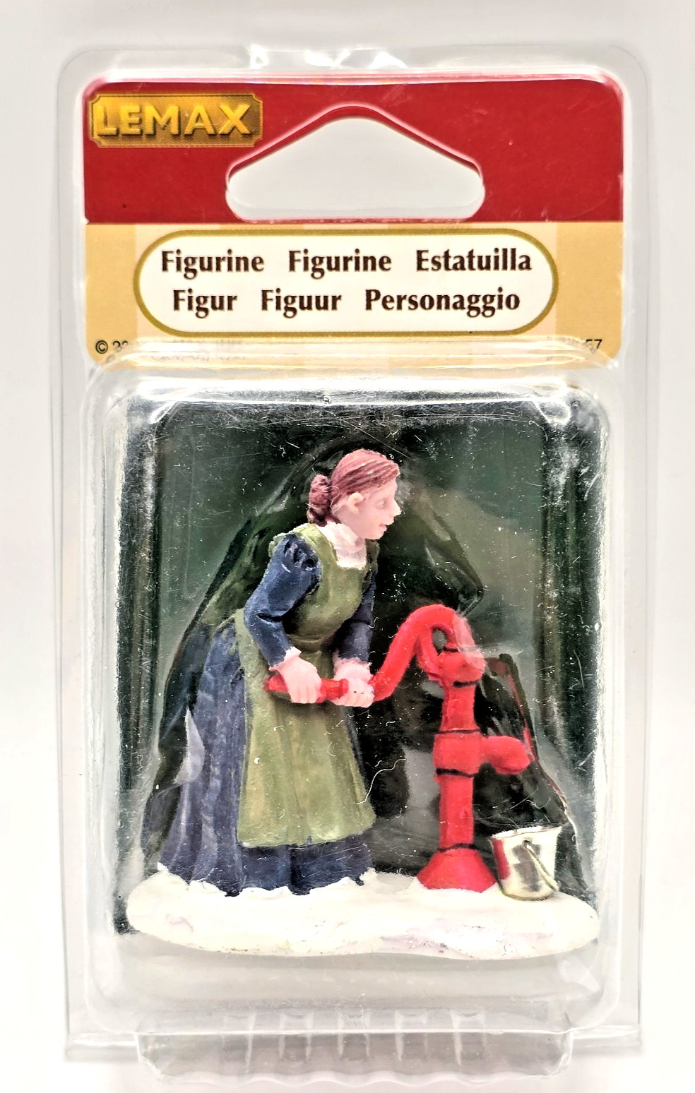 Vtg Lemax Village Collection Harvest Crossing Fill ‘Er Up, 2005 Retired Figurine