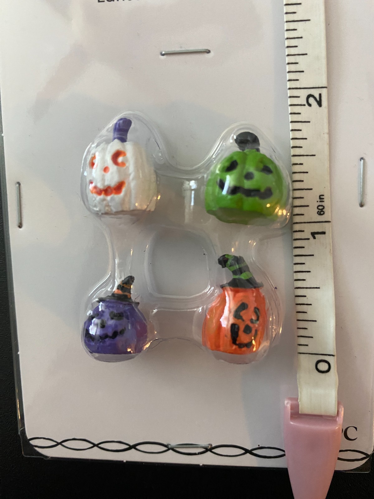 ASHLAND HALLOWEEN MINIATURES JACK-O-LANTERNS ~ SET OF 4 NEW IN PKG 2025 PUMPKINS