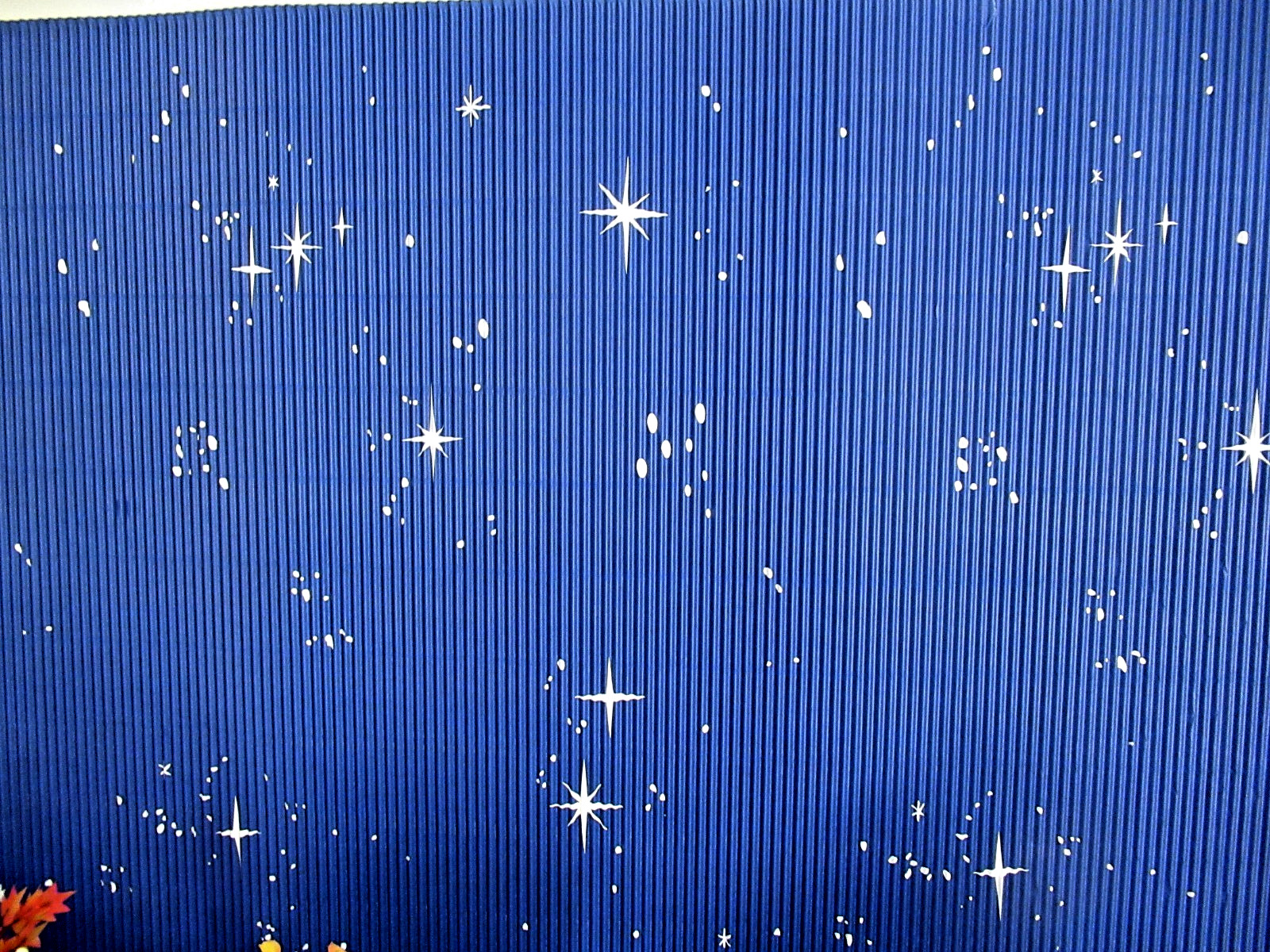 “STARS – NIGHT SCENE / BACKDROP” ~ (23″ X 31″) ~ ** DEPT 56, LEMAX, ETC.. **