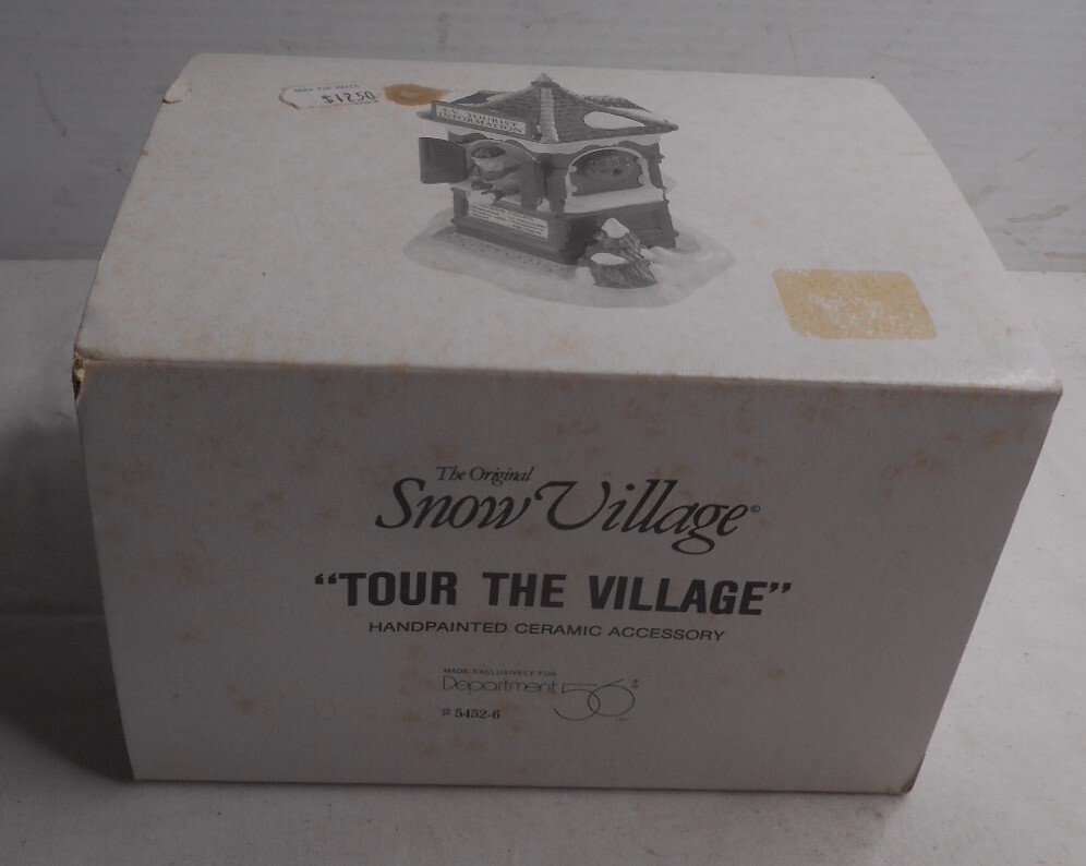Department 56 The Original Snow Village Tour the Village #54526 Christmas Décor