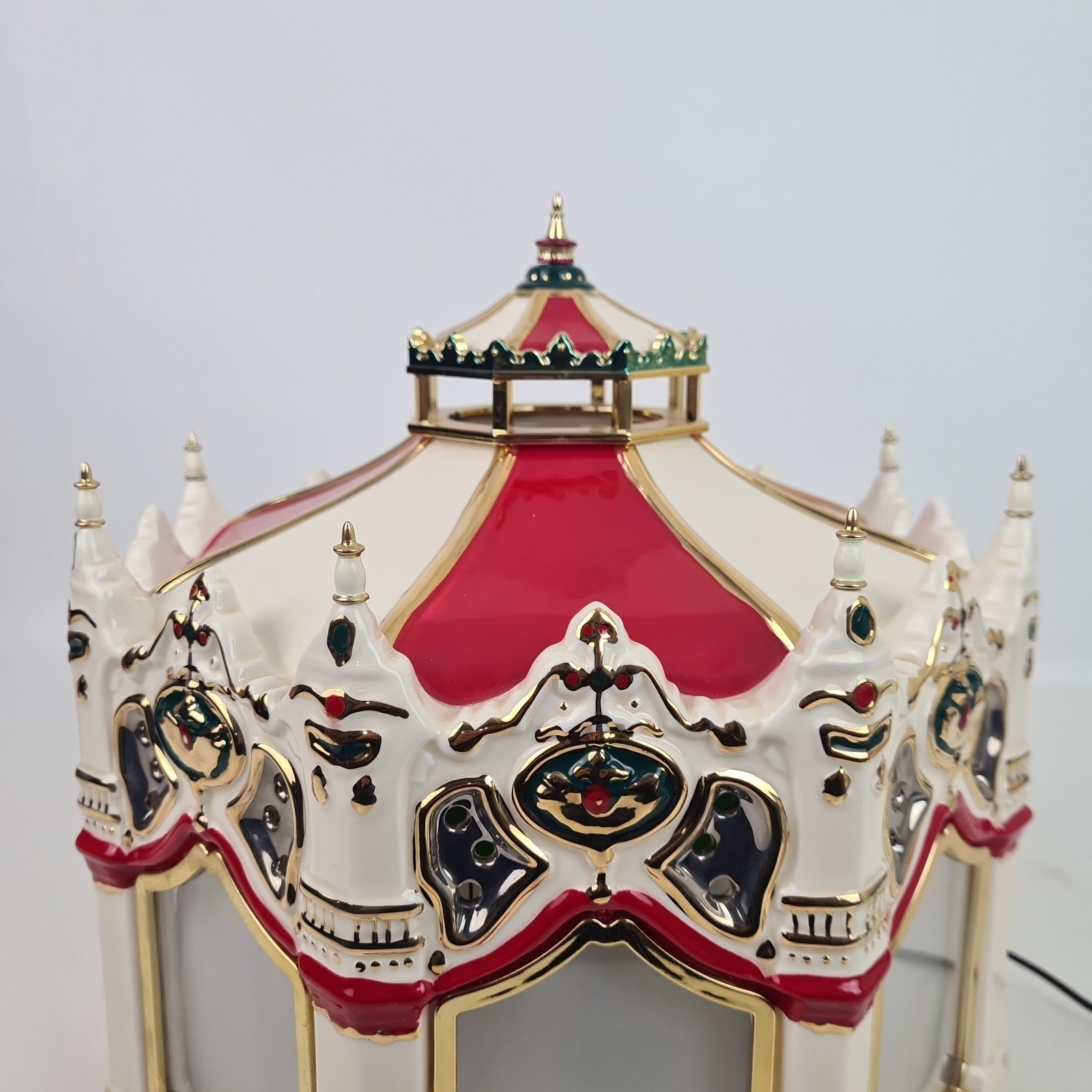 Department 56 The Snow Village 54933 “The Carnival Carousel” Musical Rotating