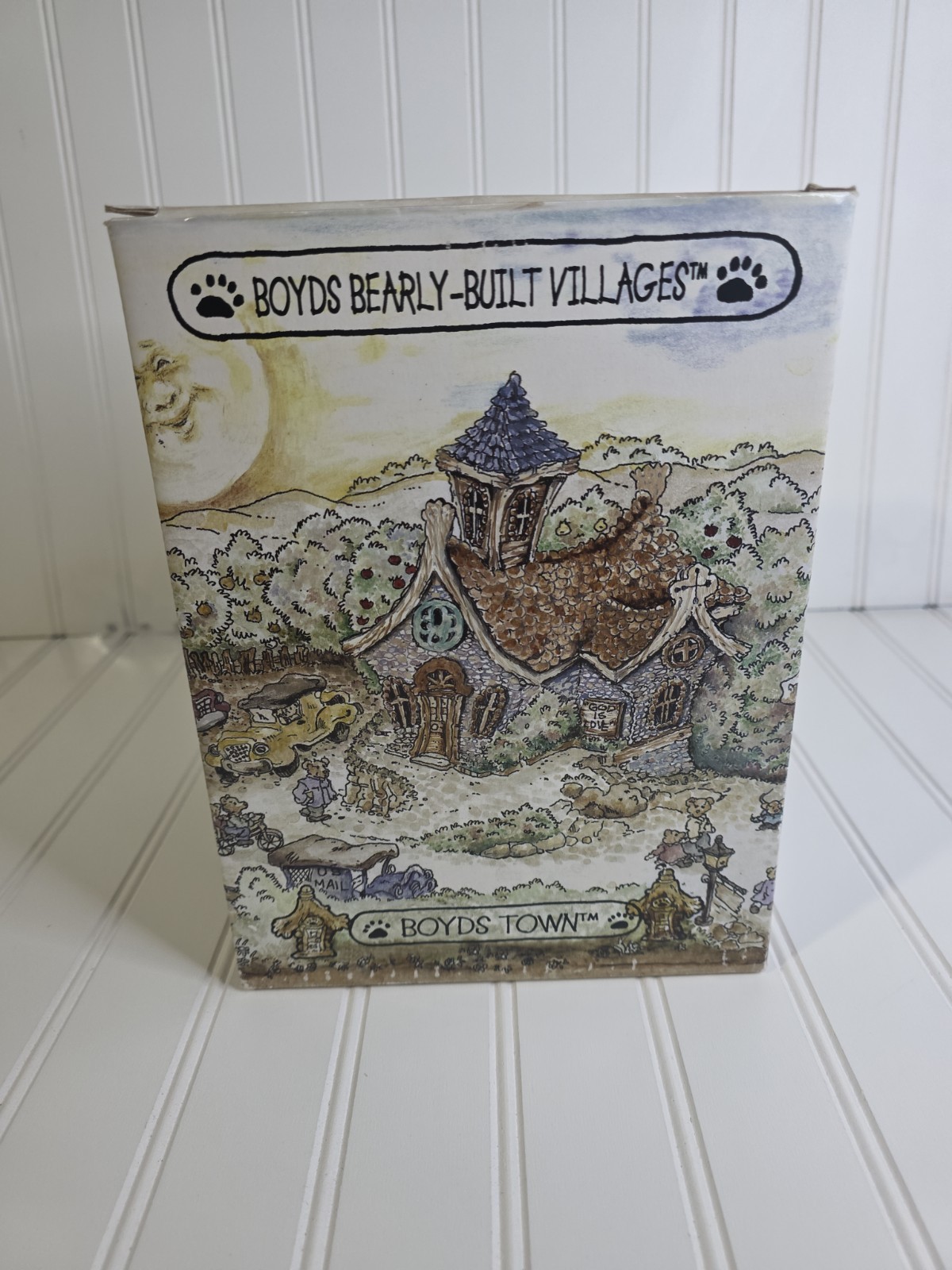 NEW-Boyds Bearly Built Villages – Boyd’s Town “Chapel In The Woods” 2000 #17325
