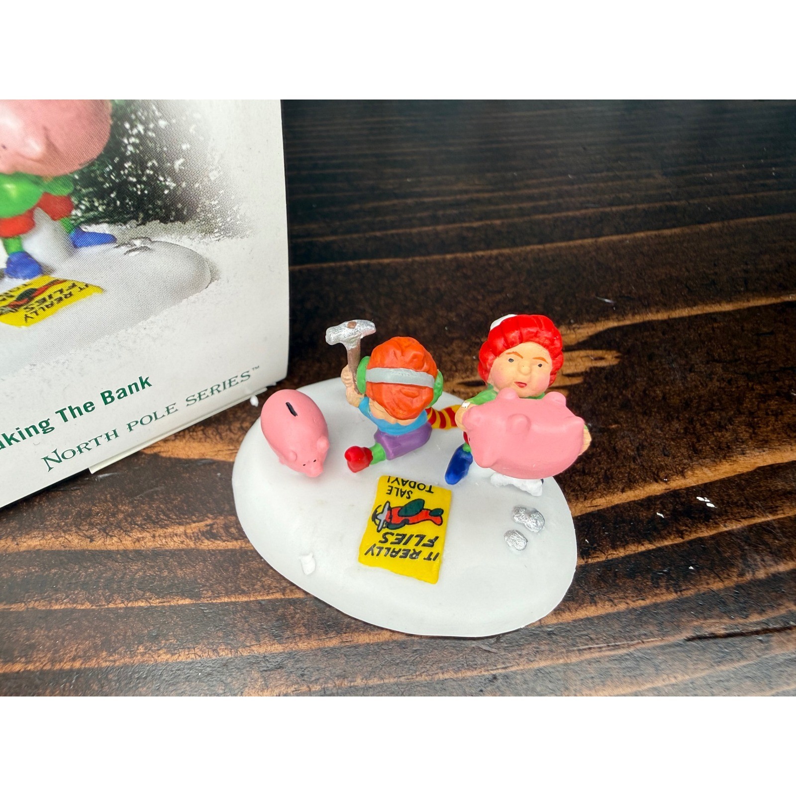 Department 56 North Pole Series Breaking The Bank Elf Figurine 56.57226 Boxed