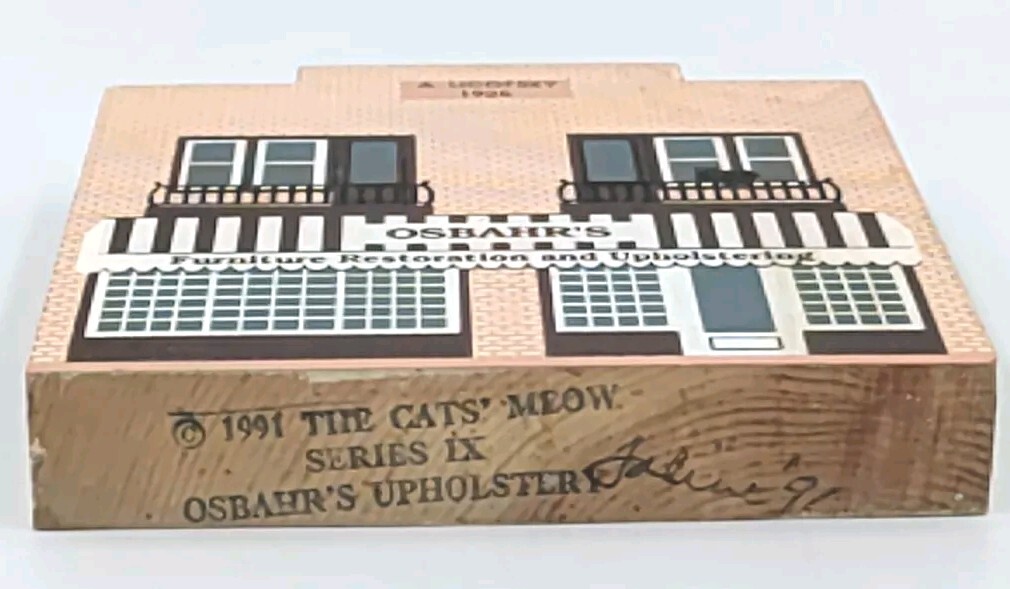 The Cat’s Meow Shelf Sitter Osbahr’s Furniture Restoration & Upholstery Shop…