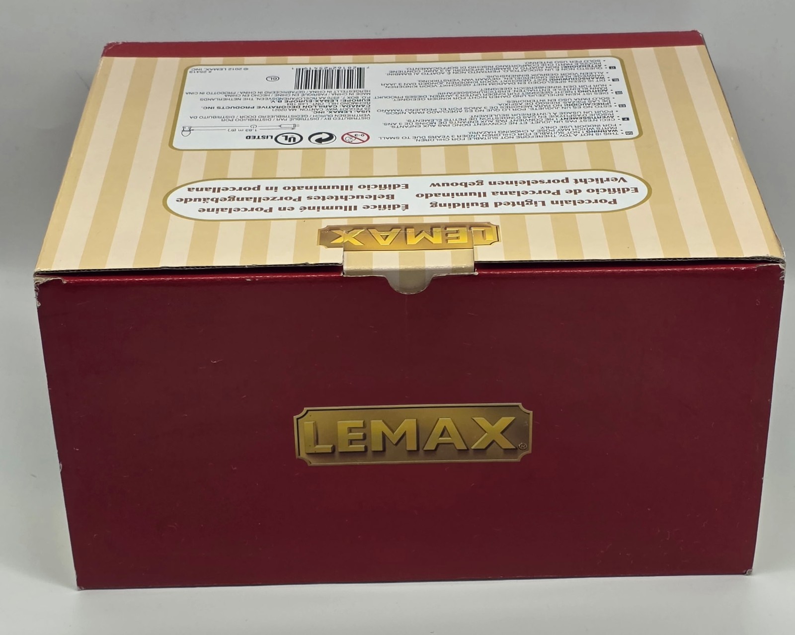 LEMAX 25419 Hobby House NIB Porcelain Lighted Building 2012