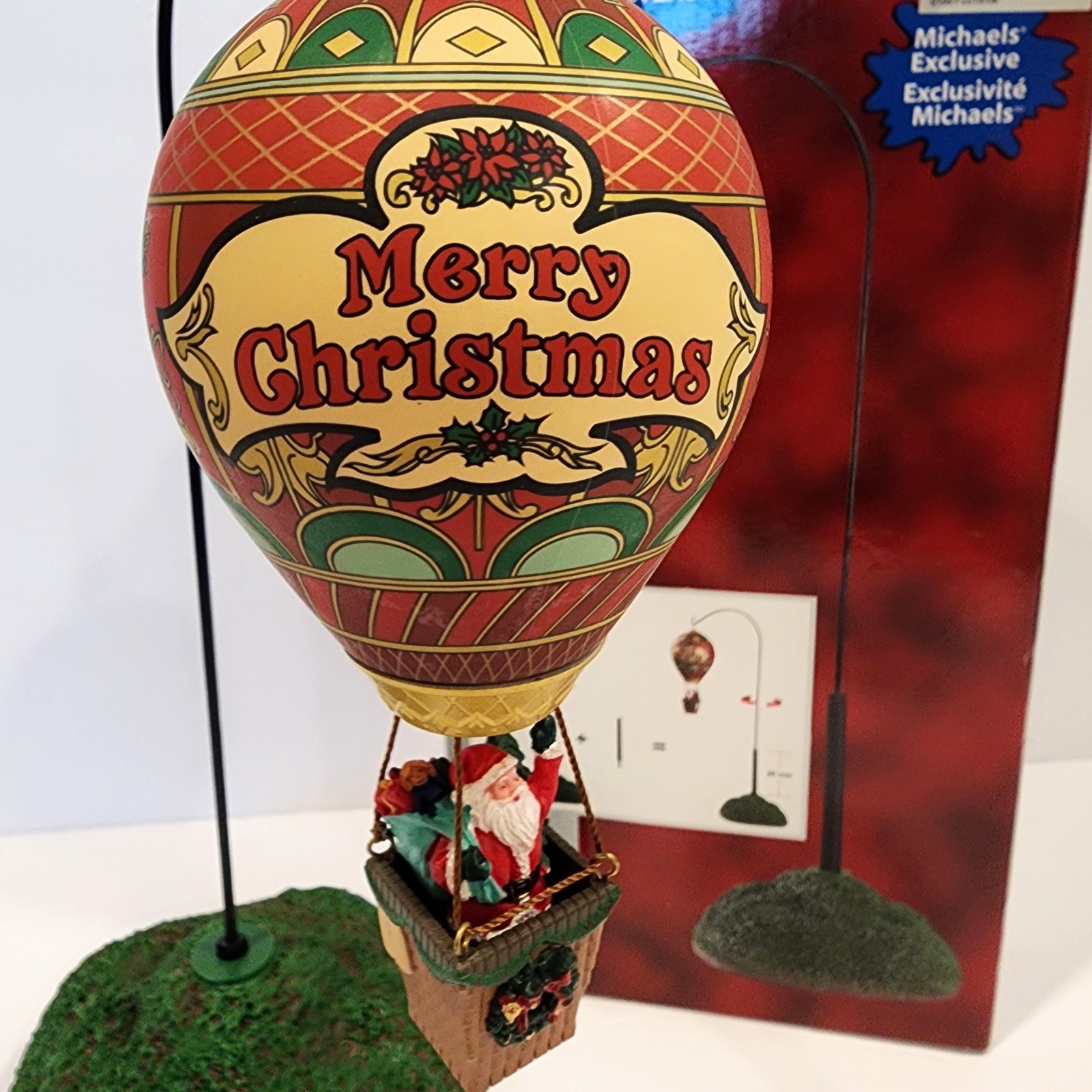LEMAX Signature Collection Animated Santa Christmas Eve Balloon Ride # 84353 Box