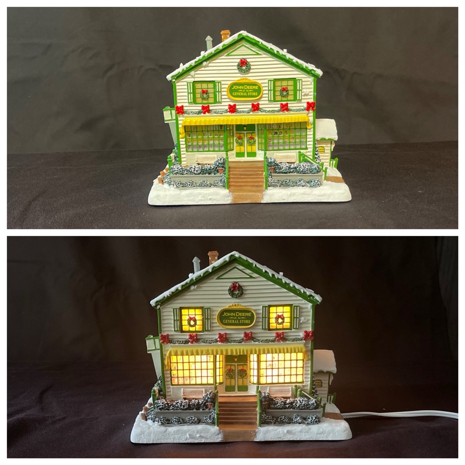 2004 Hawthorne Village Thomas Kinkade John Deere Creek General Store #79118